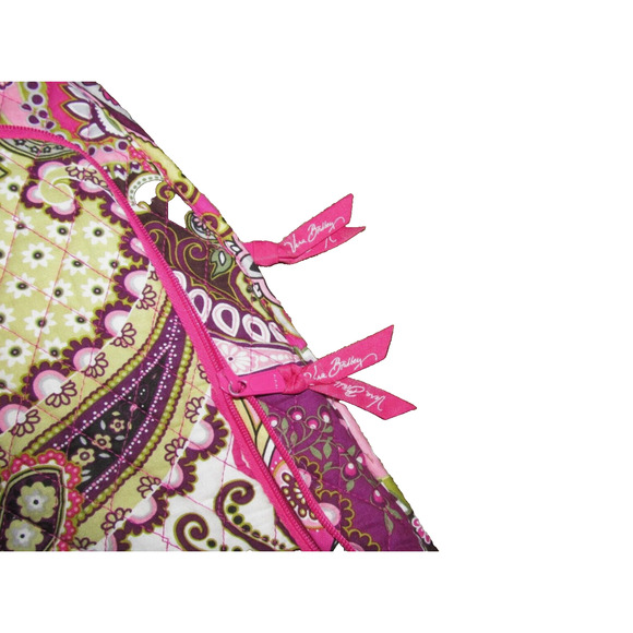 Vera Bradley Very Berry Paisley Retired Garment Bag and Weekender Duffel Set EUC - Picture 7 of 10